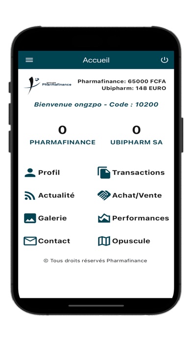 PHARMAFINANCE Screenshot 1 - AppWisp.com