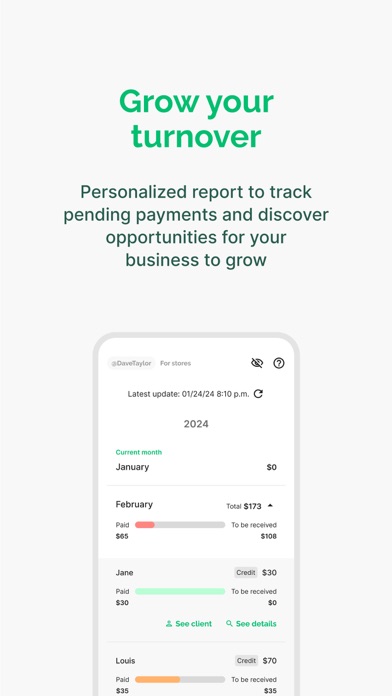Crediado - Sales management Screenshot