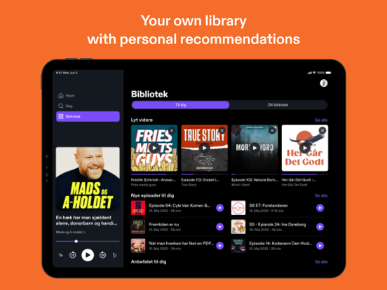 Podimo - Podcasts & Audiobooks App Store preview screenshot 9
