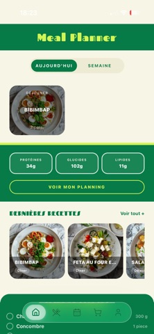 MealPlanner - Recettes & Repas iPhone screenshot