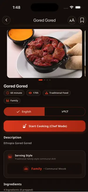 Mesob - Ethiopian Food Recipe screenshot 3