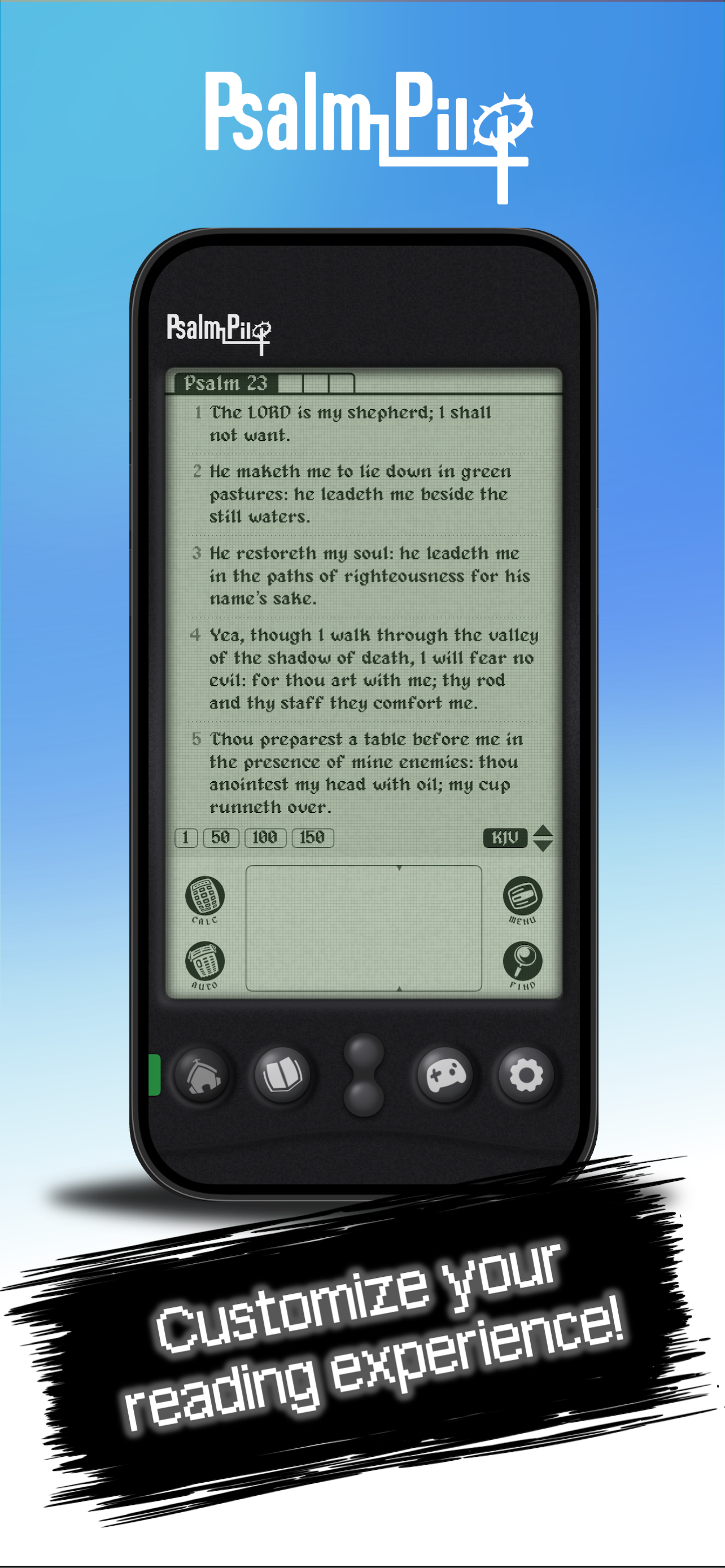 PsalmPilot screenshot 2