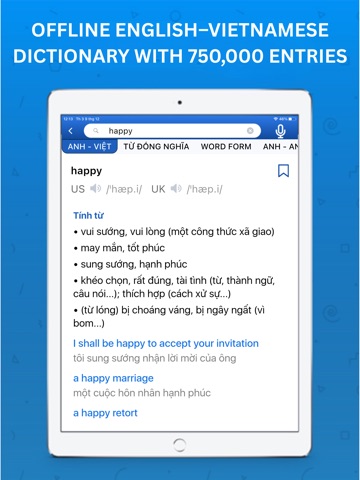 Learn English Vocabulary App iPad screenshot 5