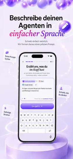 Screenshot von AI Agent Builder Architect auf dem iPhone 3