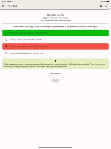 Hand Therapist Exam Practice iPad screenshot