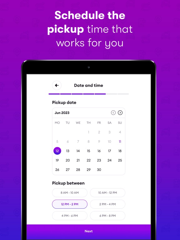 Muvr - Request movers iPad screenshot 6 - Lifestyle app