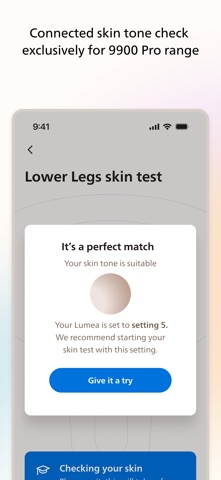 Philips Lumea IPL app screenshot 3