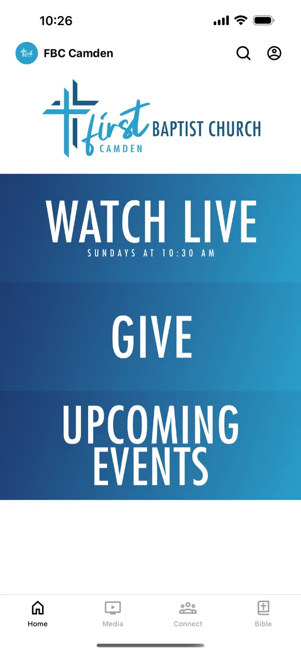 Screenshot #1 pour First Baptist Camden