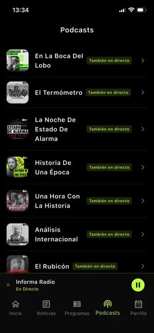 Informa Radio screenshot 2