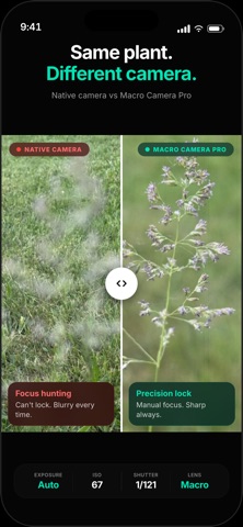 Macro Camera Pro: Manual Focus iPhone screenshot