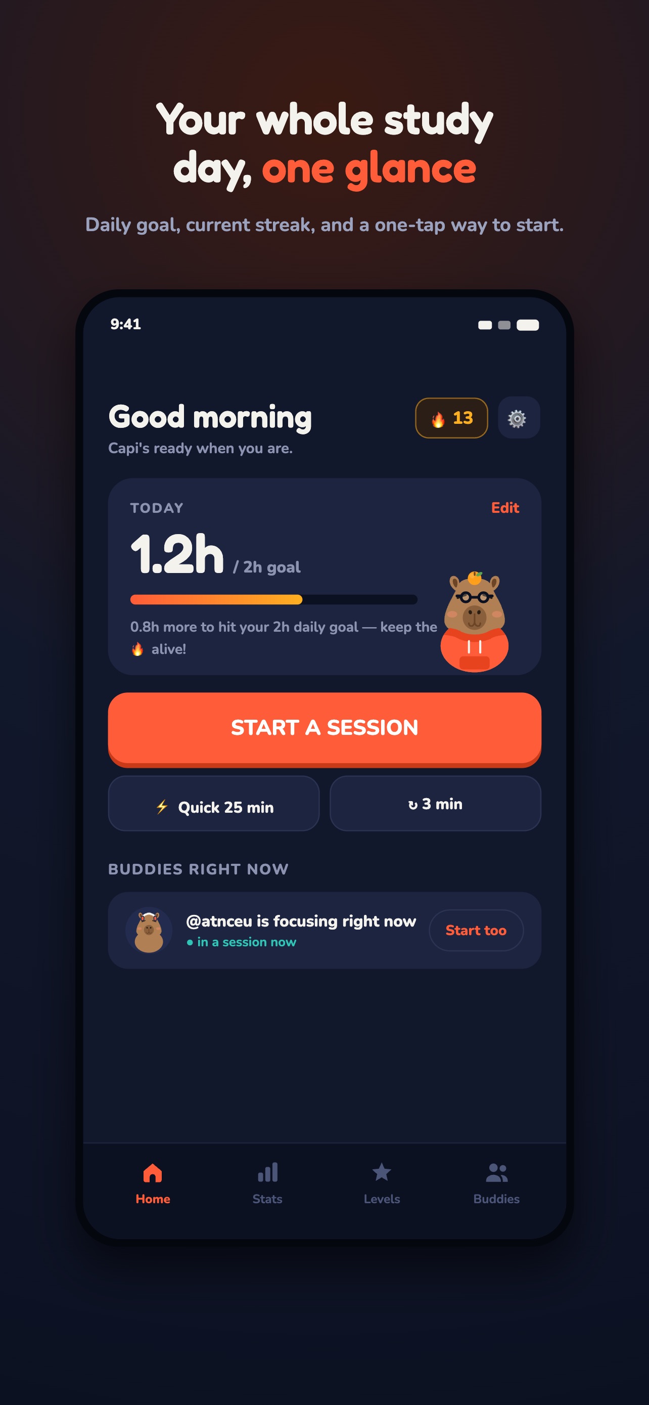 Screenshot 5 of Capi: Focus & Study Timer