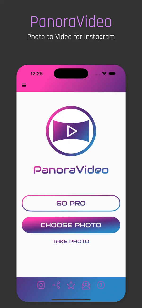 Screenshot #1 pour PanoraVideo for Instagram
