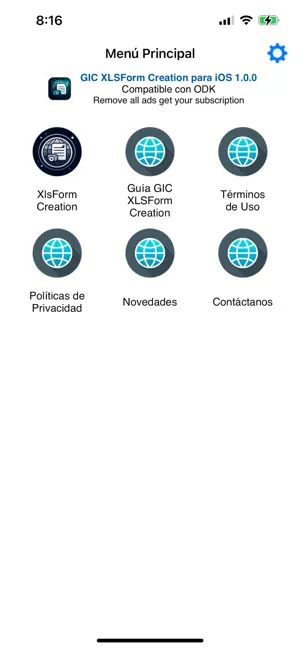 GIC XLSForm Creation screenshot 1