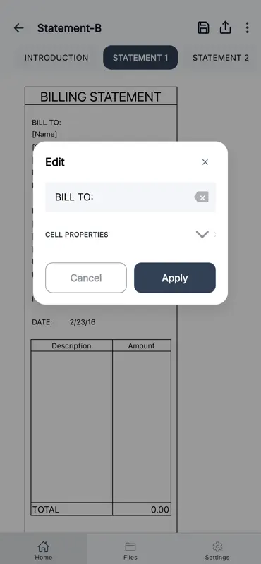 Billing Statement screenshot 8 of 10