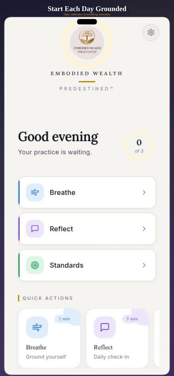 Screenshot #1 pour Embodied Wealth Predestined