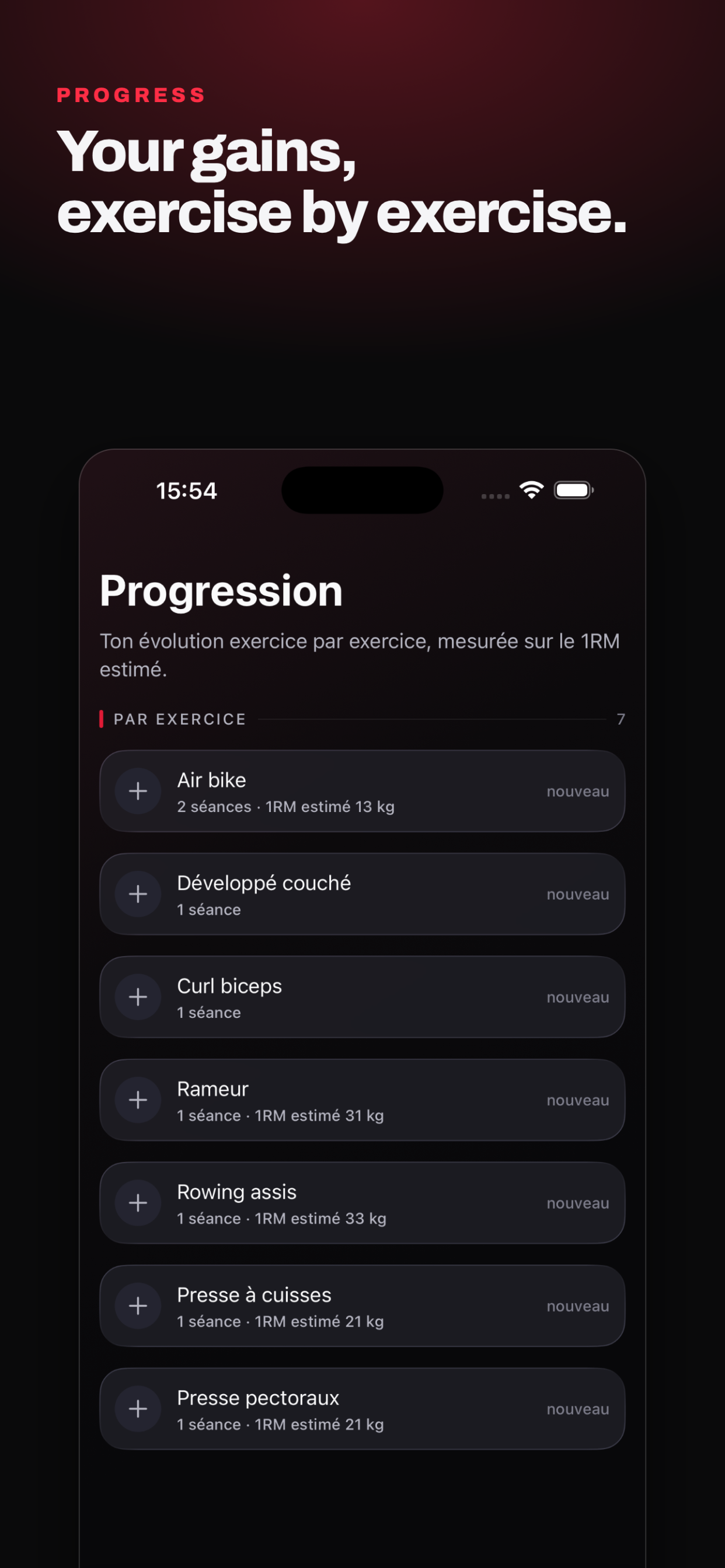 KCoach - AI Gym Workout ㅤ screenshot 5