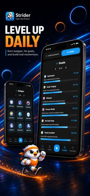 Strider: Daily Task Planner screenshot 4