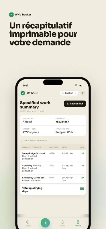 WHV Tracker screenshot 1 of 5