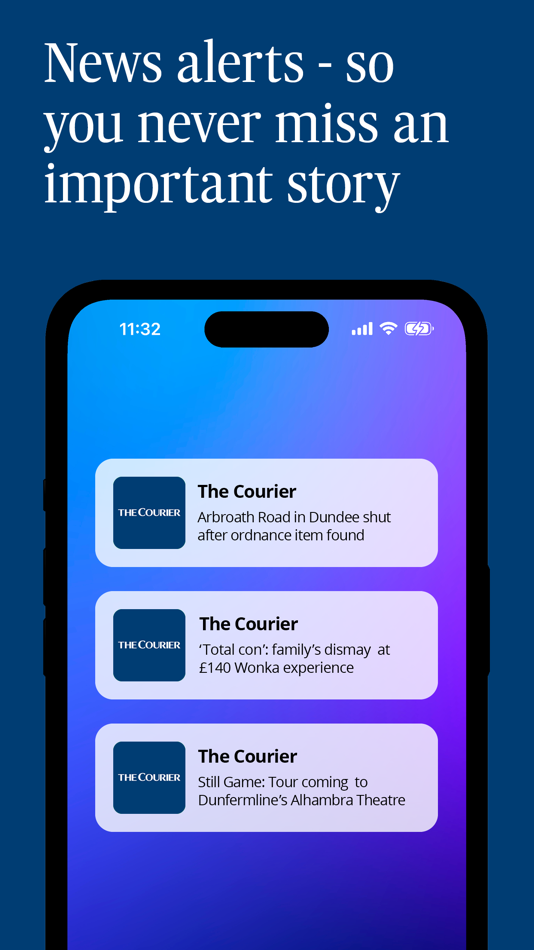 #2. The Courier - Scotland News (iOS) De: D C Thomson & Co Ltd