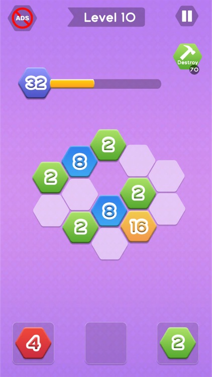 Merge Hexa Puzzle Number Block