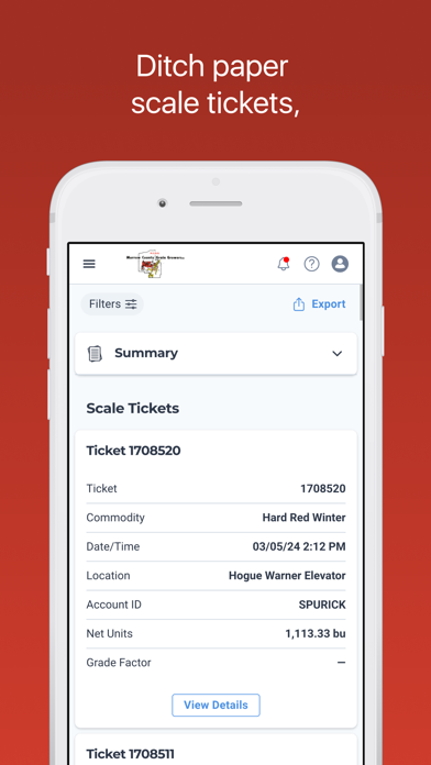 Screenshot 2 of Morrow County Grain Growers App
