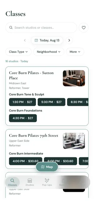ReservePilates screenshot 1