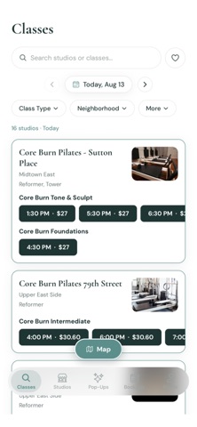 ReservePilates Screenshot 1 of 4