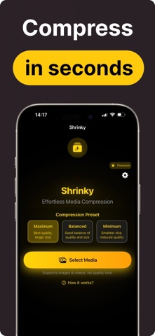 Video Compressor - Shrinky Screenshot 1 of 5