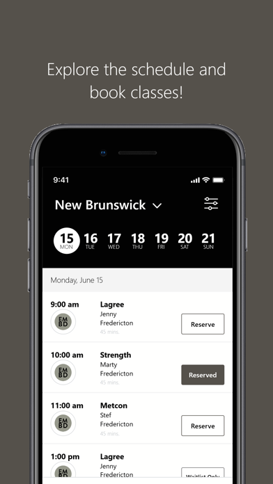 Embody Lagree & Fitness iPhone screenshot
