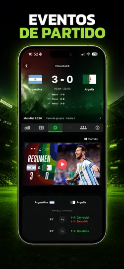 Captura de pantalla de Potrero: Fútbol En Vivo en iPhone 1