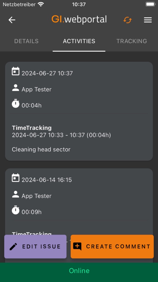 #2. GI.webportal (iOS) Podle: Gantner Instruments Environment Solutions GmbH