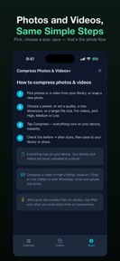 Compress Photos & Videos+ screenshot