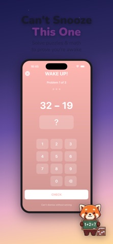 PandAlarm - Alarm Wake Up Game screenshot