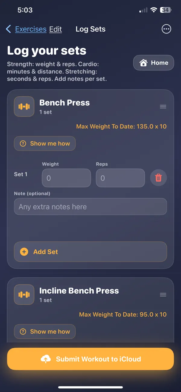 Screenshot #3 pour Gym Lift Daily