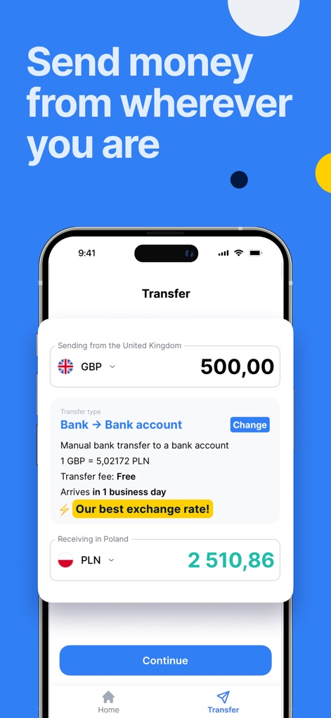 TransferGo: Money Transfer - null