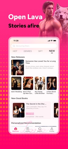 Lava: Story, Novel & Reader iPhone screenshot
