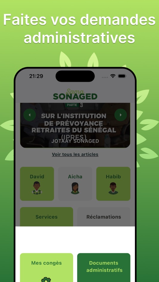 #3. Sama Sonaged (iOS) 由: UCG Senegal