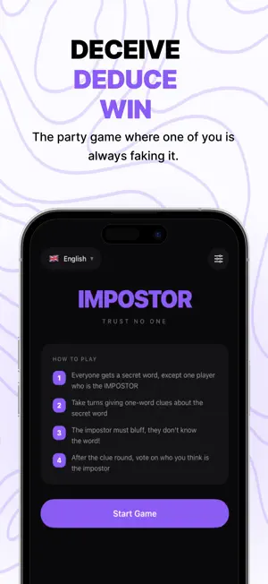 Impostor: Secret Word Game screenshot 1