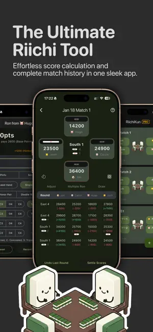 RiichiKun: Mahjong Calculator screenshot 1