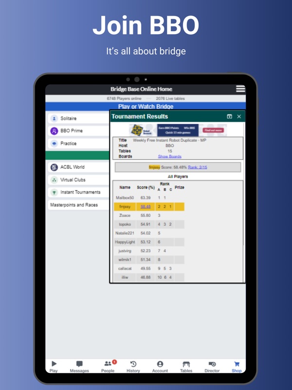 Bridge Base Online - BBO screenshot 7