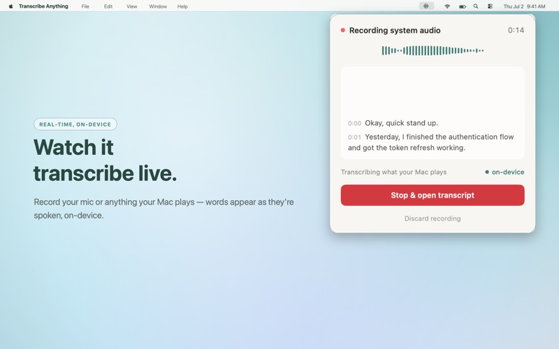 TranscribeAnything screenshot
