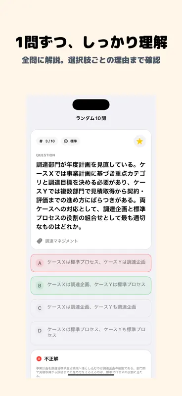 調達プロフェッショナル認定資格 CPP-B級 screenshot 2 of 5