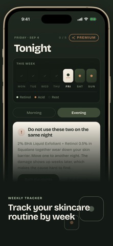 Decant: Skincare Routine iPhone screenshot