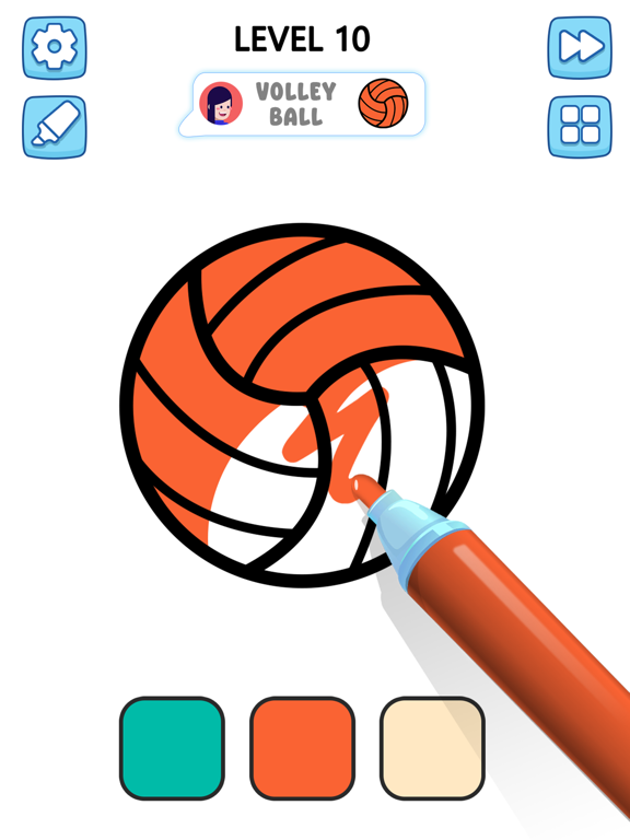 Satisfying Coloring iPad screenshot 4 - Entertainment app