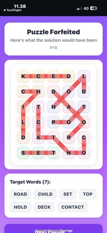 WordCave Puzzle Game Screenshot 3 of 3