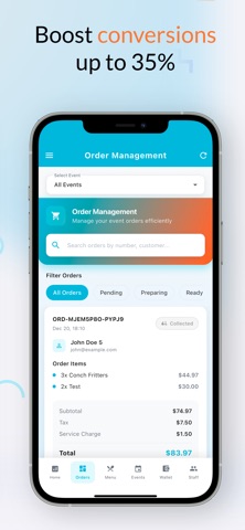 QueueLess Vendor screenshot