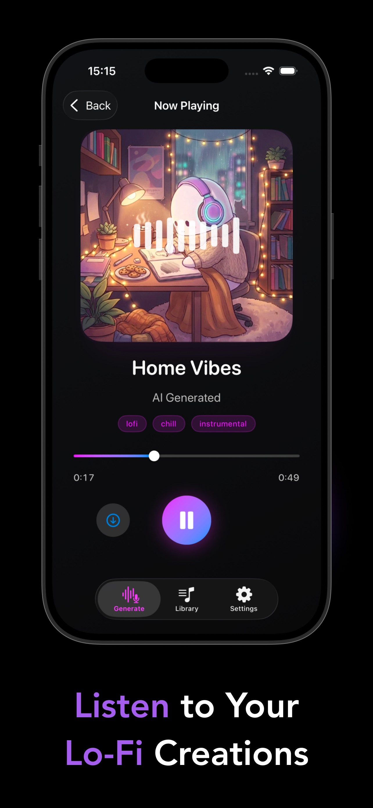 LoFi Guru: AI Music Maker screenshot 3