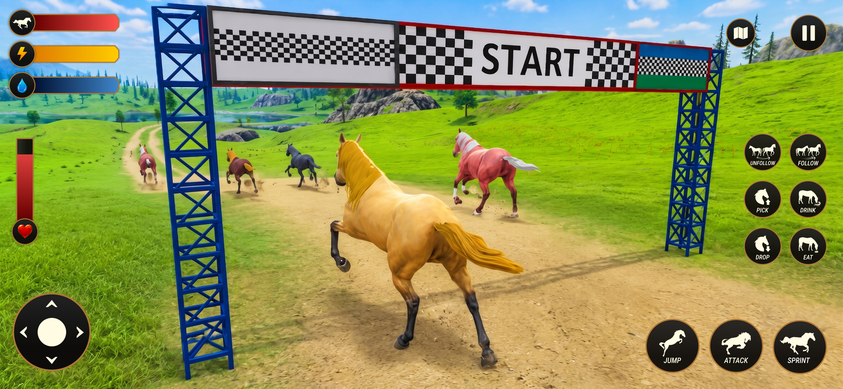 Wild Horse Animal Simulator screenshot 3
