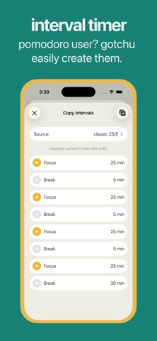 yapa - focus & pomodoro timer Screenshot 5 of 7