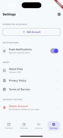 Kloq screenshot